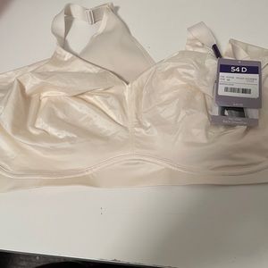 Catherine's bra ivory 54d no wire back smoother